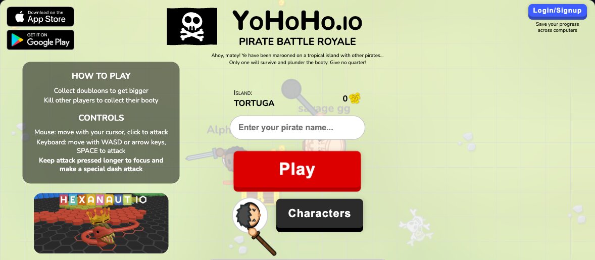 YoHoHo.io unblocked